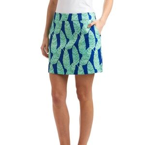 Vineyard Vines Tropical Leaves Golf/Athletic Skirt